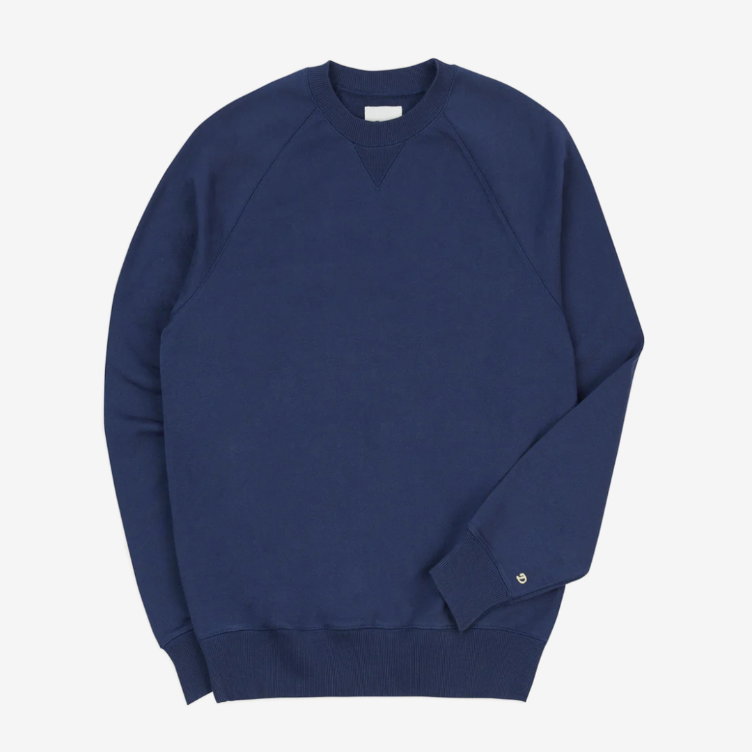Drake&#039;s - Navy Cotton Jersey Sweatshirt